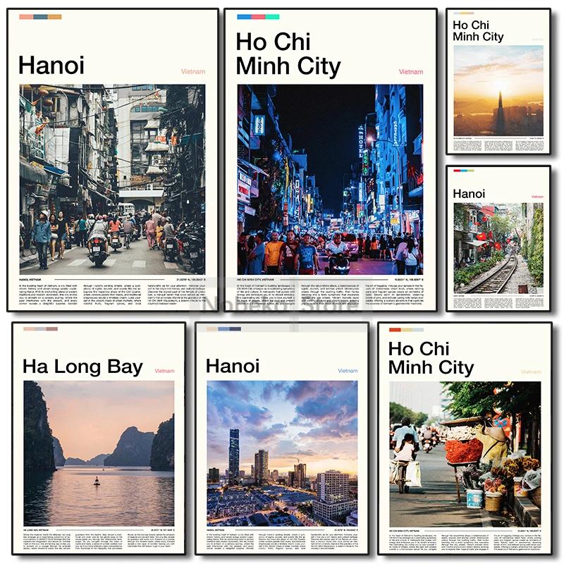 Home Decor Vietnam - Vietnam reise plakate leinwand wand kunst