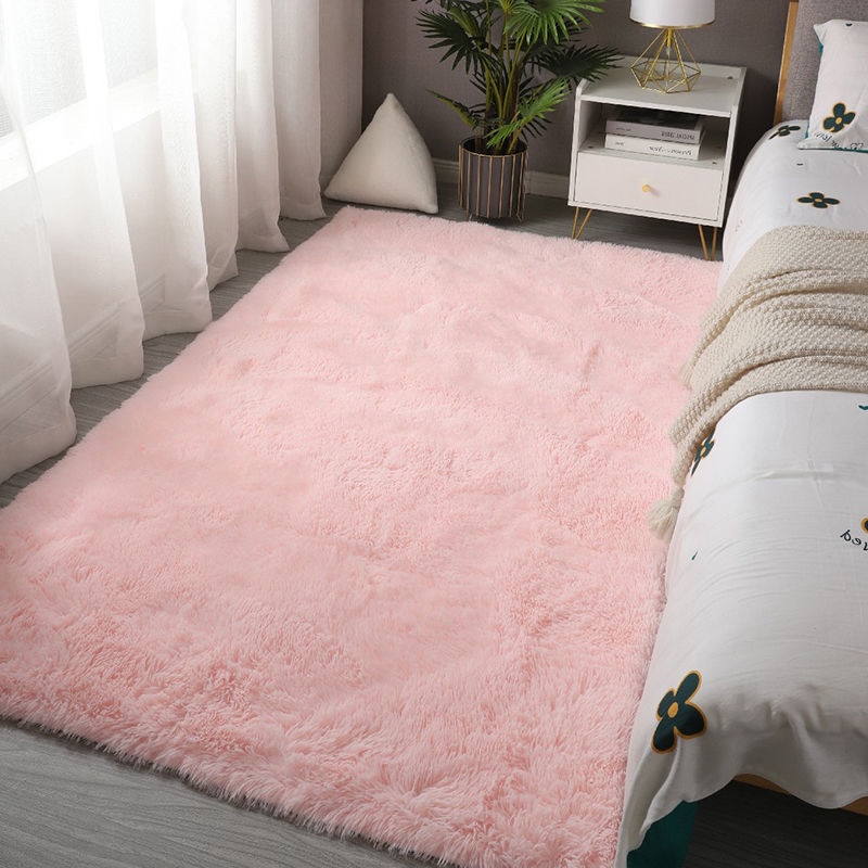 Home Decor Aesthetic Pinterest - Rosa Schlafzimmerteppich für Kinderzimmer, niedlicher Mädchen-Boden,
