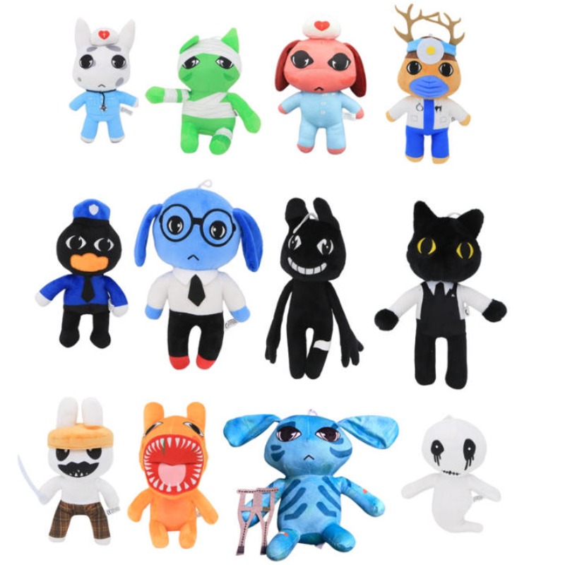 Home Decor Games Free - Horror-Spiel Tierklinik Plüschpuppen, Weiche Kuschelige Cartoon-Figur,
