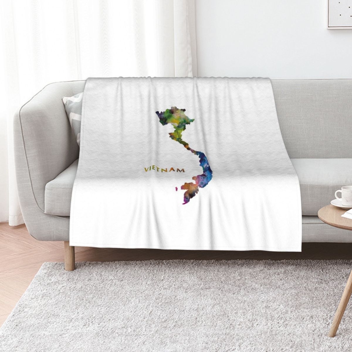 Home Decor Vietnam - Vietnam-Wurfdecke, flauschig, süß, Sommerbettwäsche, Weihnachtsgeschenke, große