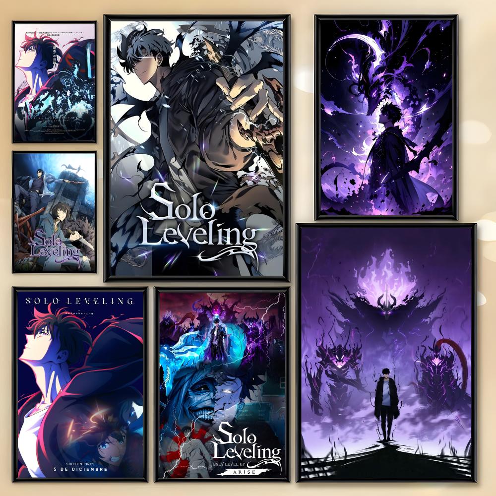 Home Decor Solo - Heißer Anime S-Solo L-Leveling Poster HD-Kunstbild