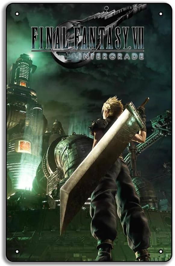 Final Fantasy VII Game Poster  – Home Decor Games Free Bewertung und Preis
