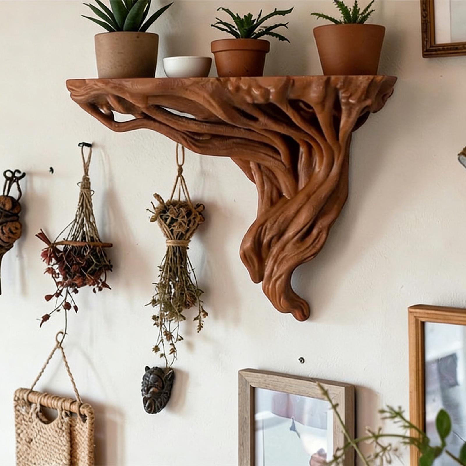 Wandregal im Baumwurzel-Stil,  – Floating Shelves Bewertung und Preis