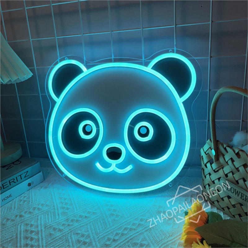 Panda-Neonschild, süßer Bär, L – Home Decor Nearby Bewertung und Preis
