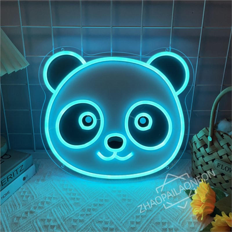 Panda-Neonschild, süßer Bär, L – Home Decor Nearby Bewertung und Preis