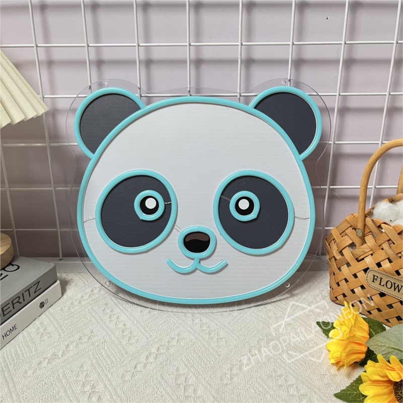 Panda-Neonschild, süßer Bär, L – Home Decor Nearby Bewertung und Preis