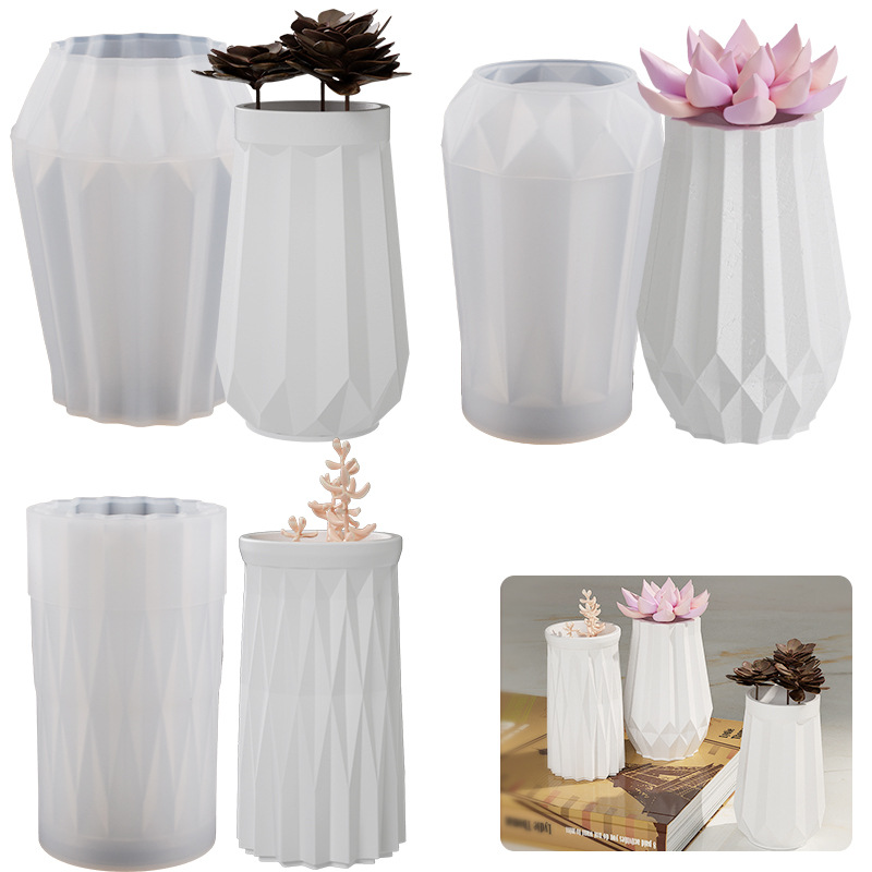 Runde Diamant vase Silikon for – Home Decor Store Bewertung und Preis