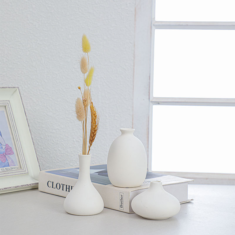 Weiße Keramik-Mini-Vase Minima – Home Decor Aesthetic Pinterest Bewertung und Preis