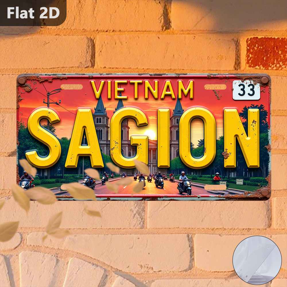 2D-Flachposter, 1 Stück – Saig – Home Decor Vietnam Bewertung und Preis