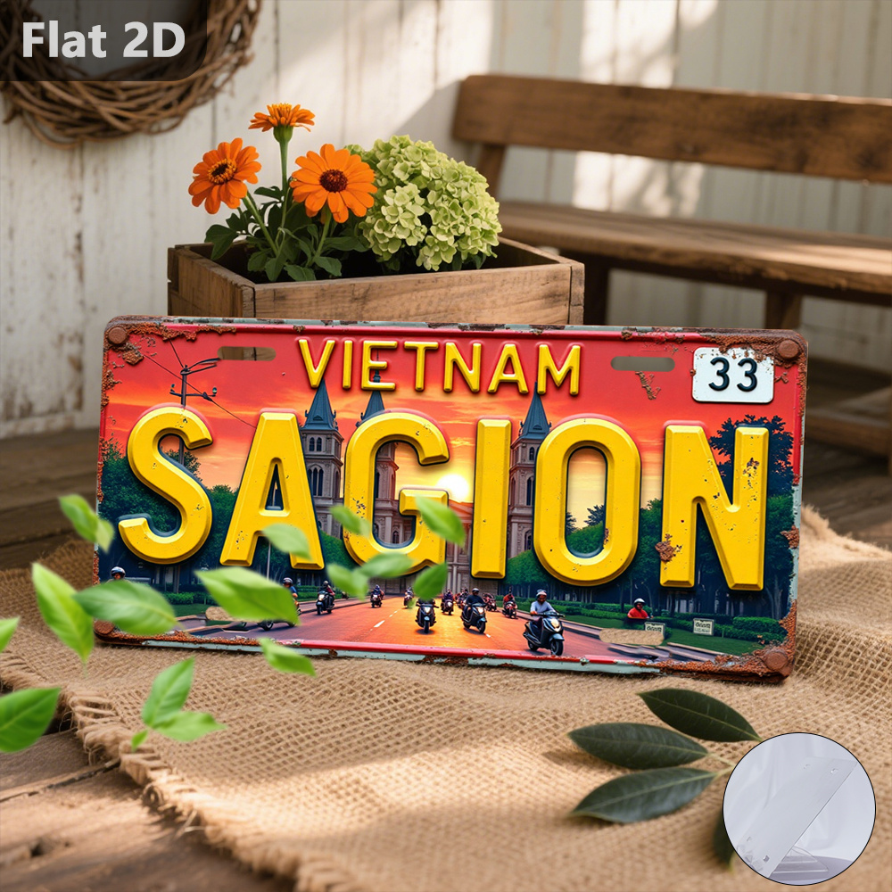 2D-Flachposter, 1 Stück – Saig – Home Decor Vietnam Bewertung und Preis