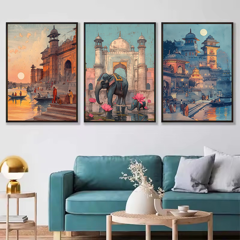 Vintage alte Indien lebende Ba – Home Decor Varanasi Bewertung und Preis