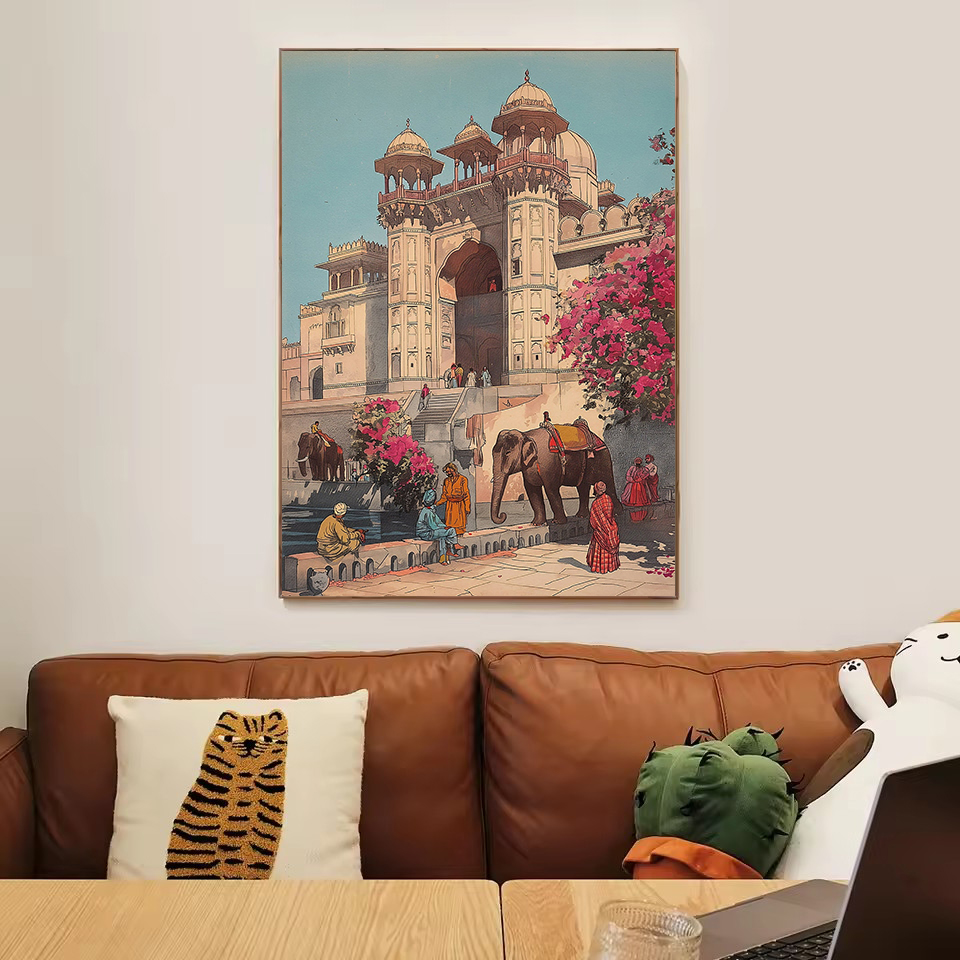 Vintage alte Indien lebende Ba – Home Decor Varanasi Bewertung und Preis