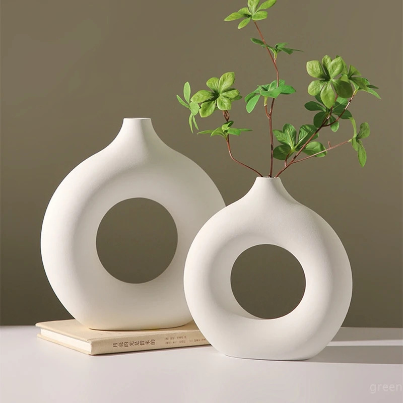 Kreative Donut-förmige Vase, K – Home Decor Aesthetic Pinterest Bewertung und Preis