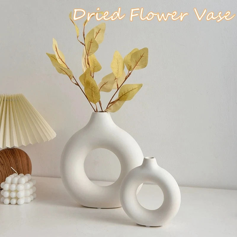 Kreative Donut-förmige Vase, K – Home Decor Aesthetic Pinterest Bewertung und Preis
