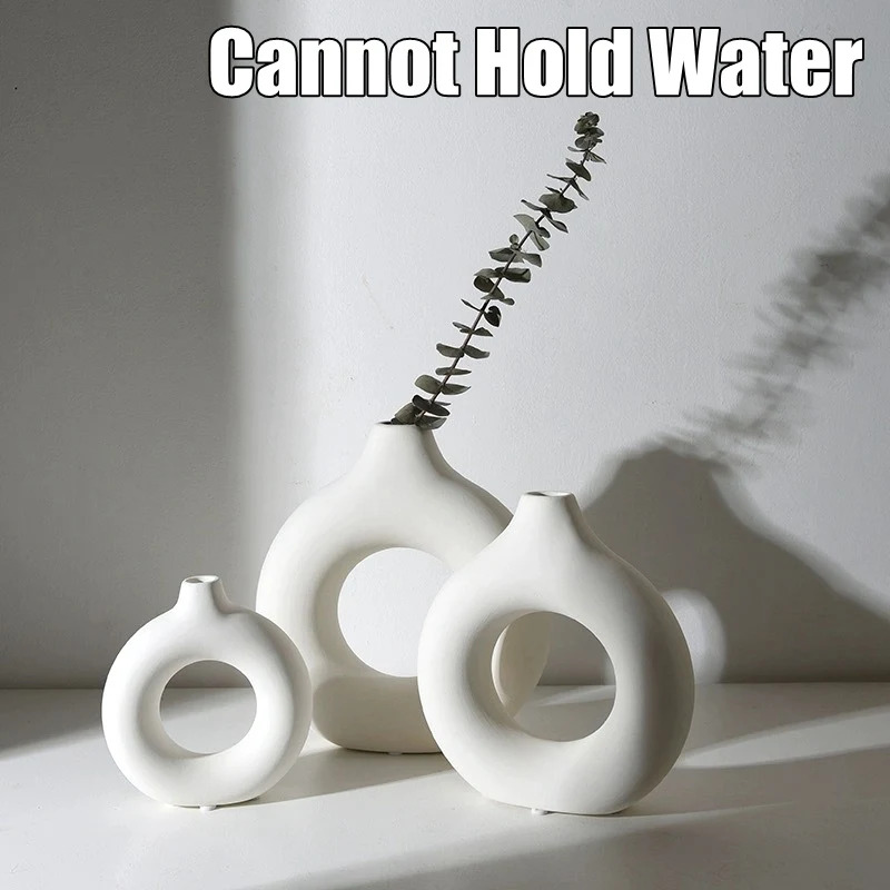 Kreative Donut-förmige Vase, K – Home Decor Aesthetic Pinterest Bewertung und Preis