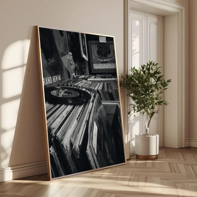 Moderner Vinyl-Plattenladen, s – Home Decor Store Bewertung und Preis