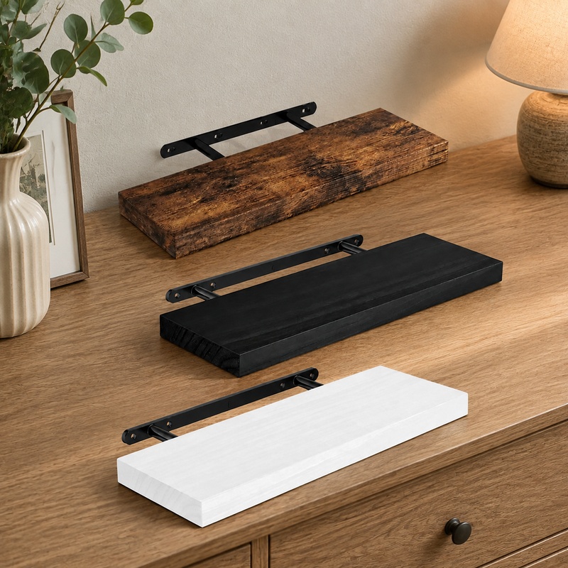 Robustes schwebendes Wandregal – Floating Shelves Bewertung und Preis