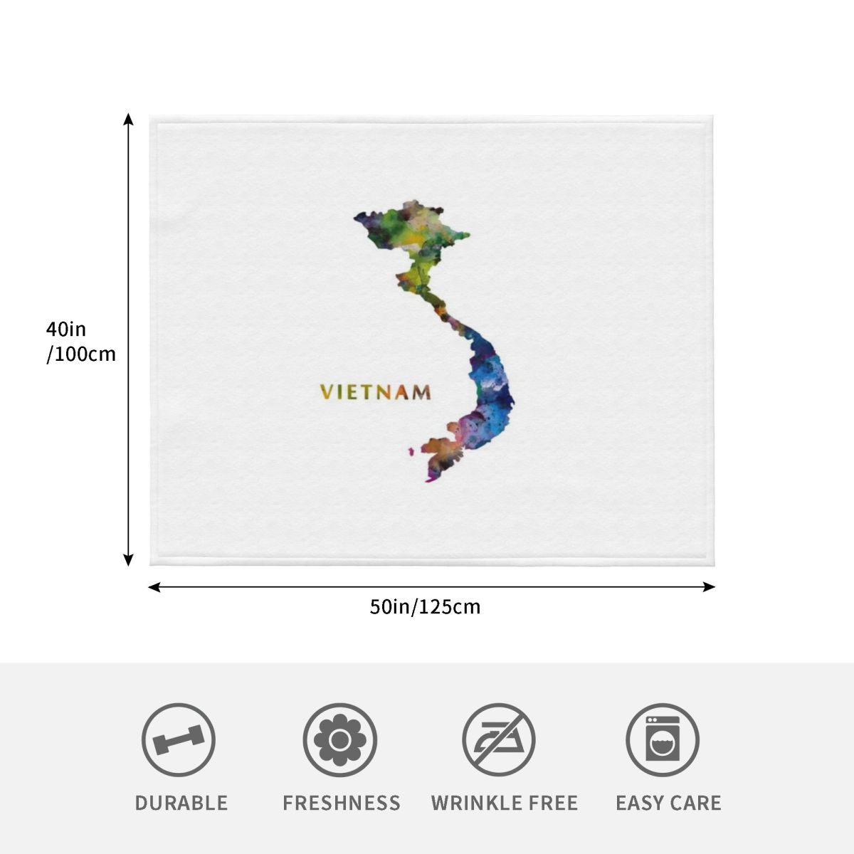 Vietnam-Wurfdecke, flauschig,  – Home Decor Vietnam Bewertung und Preis