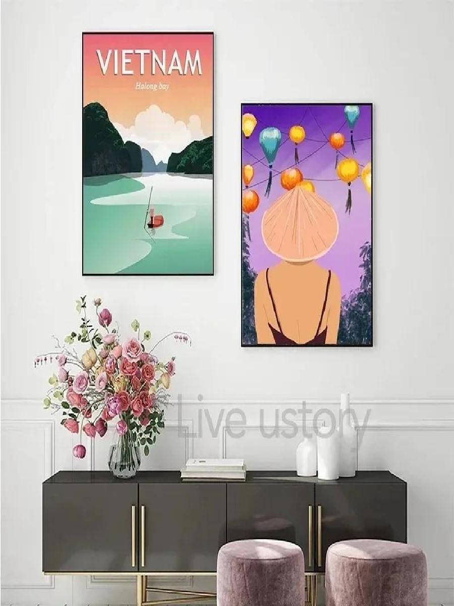 Vintage Halong Bay Vietnam Lei – Home Decor Vietnam Bewertung und Preis