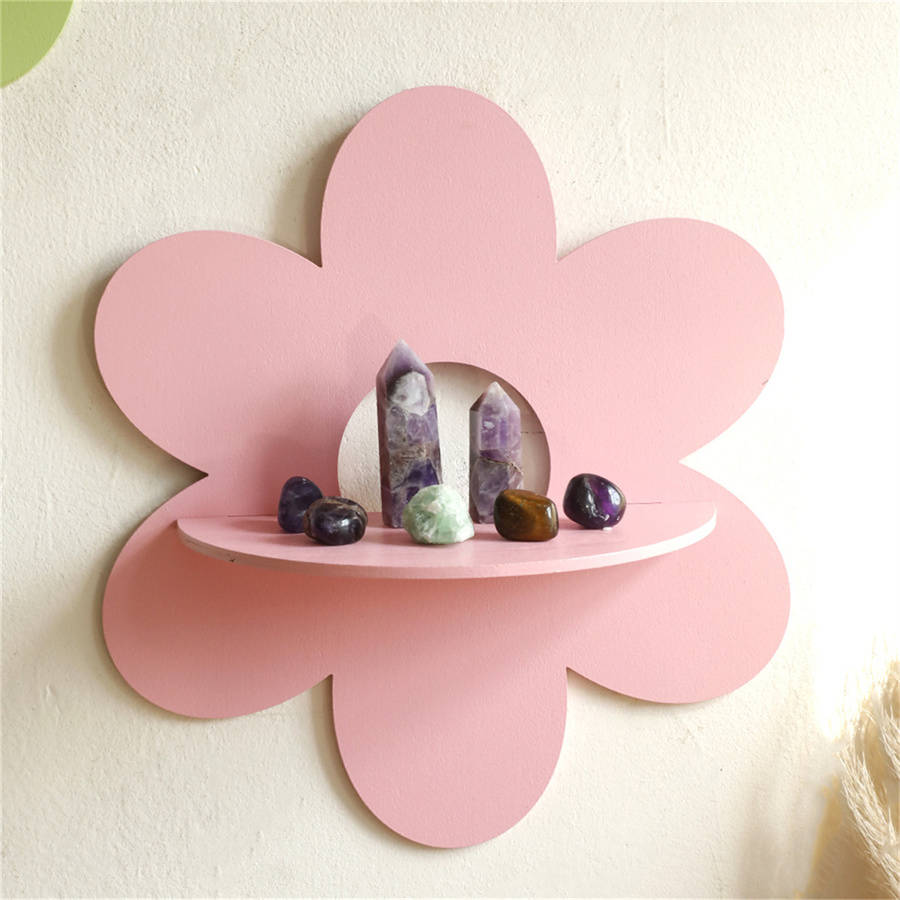 Blumenförmiger Wandhalter aus  – Floating Shelves Bewertung und Preis