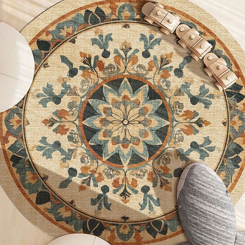 Runde Mandala-Teppiche im ethn – Home Decor Ig Bewertung und Preis