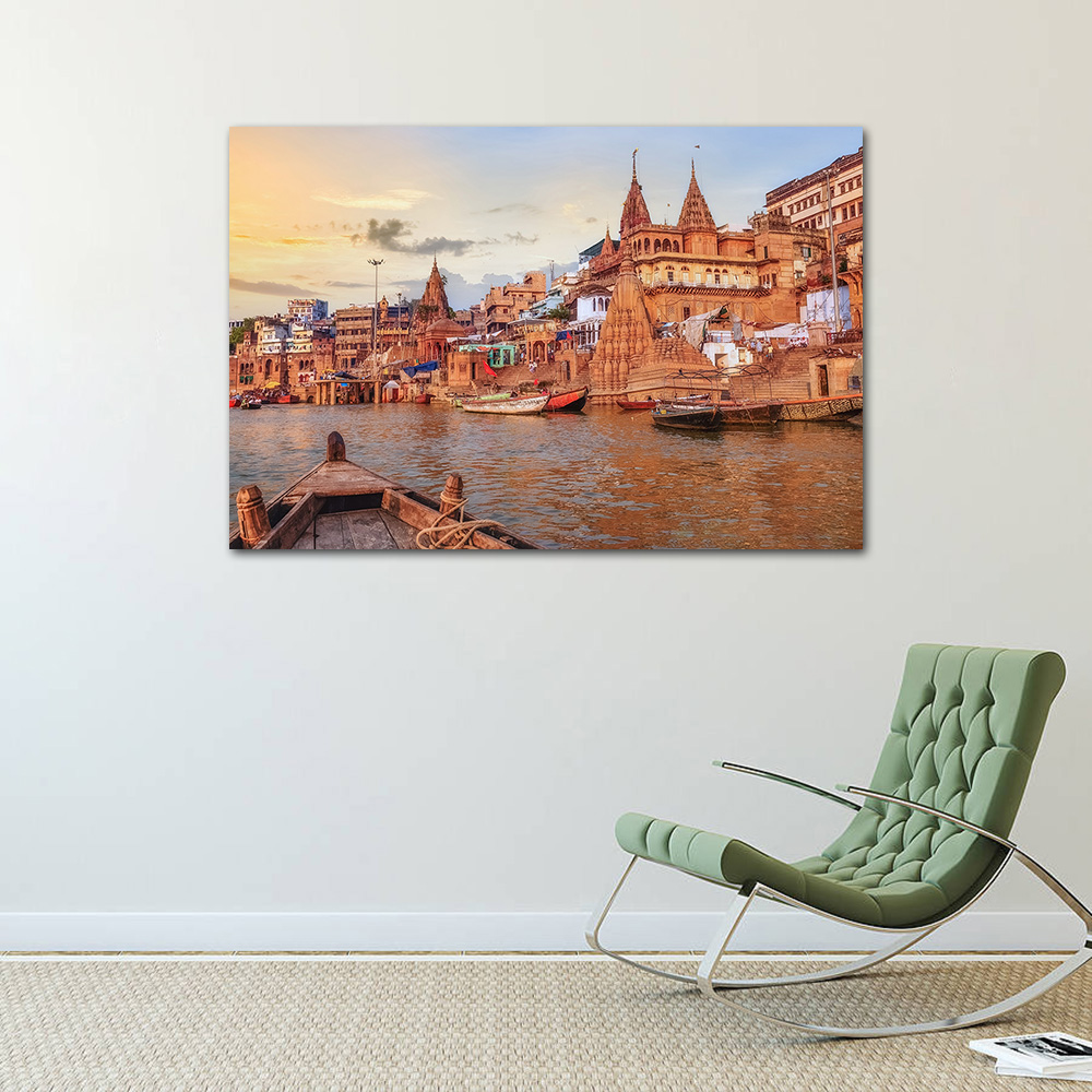 Ganga River Varanasi Nordindie – Home Decor Varanasi Bewertung und Preis
