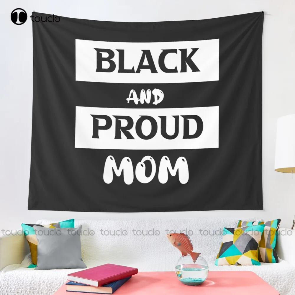 Neue Black & Proud Mom Wandtep – Home Decor Store Bewertung und Preis