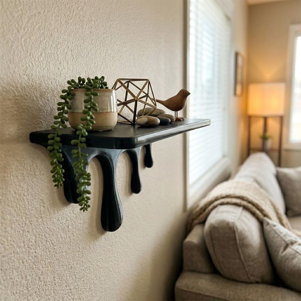 3D-gedrucktes schwebendes Rega – Floating Shelves Bewertung und Preis