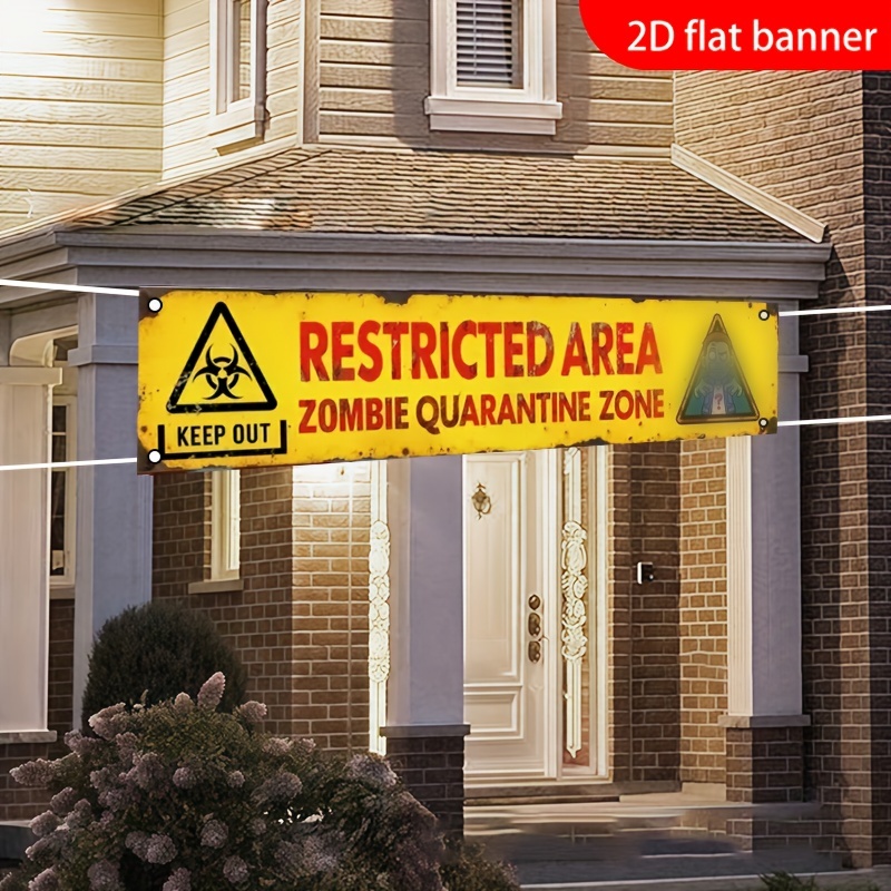 Halloween Zombie Quarantänezon – Home Decor Nearby Bewertung und Preis
