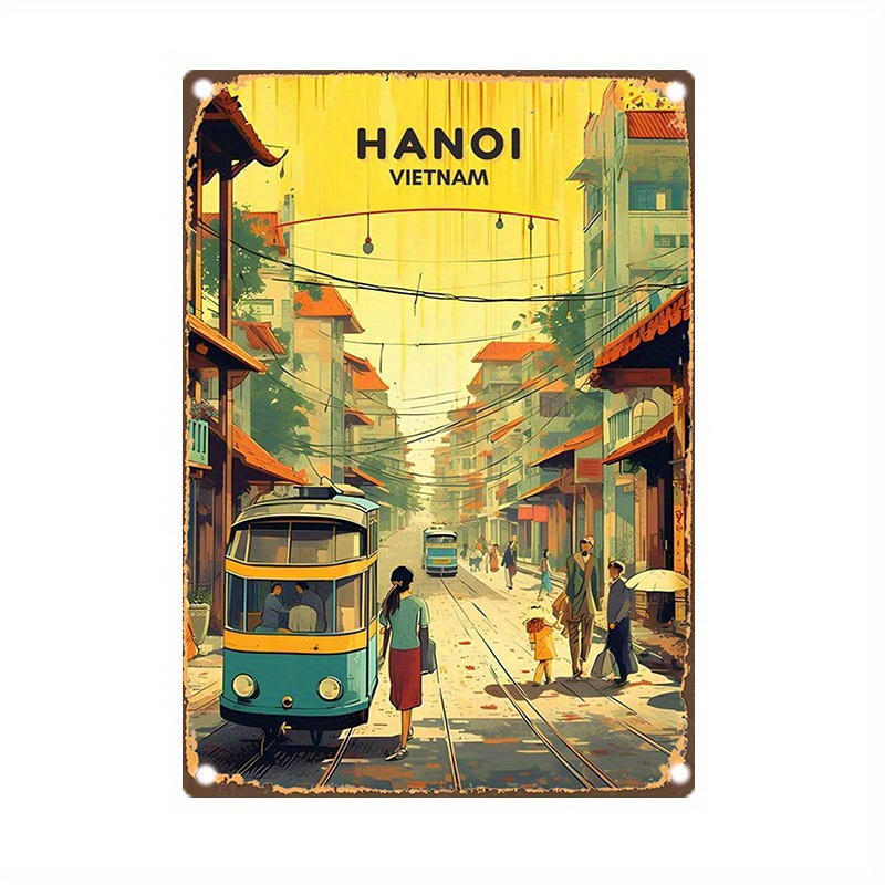 Klassisches Blechschild mit St – Home Decor Vietnam Bewertung und Preis
