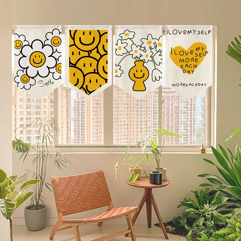 VIKAMA Daisy Smile Face Dreiec – Home Decor Emoji Bewertung und Preis
