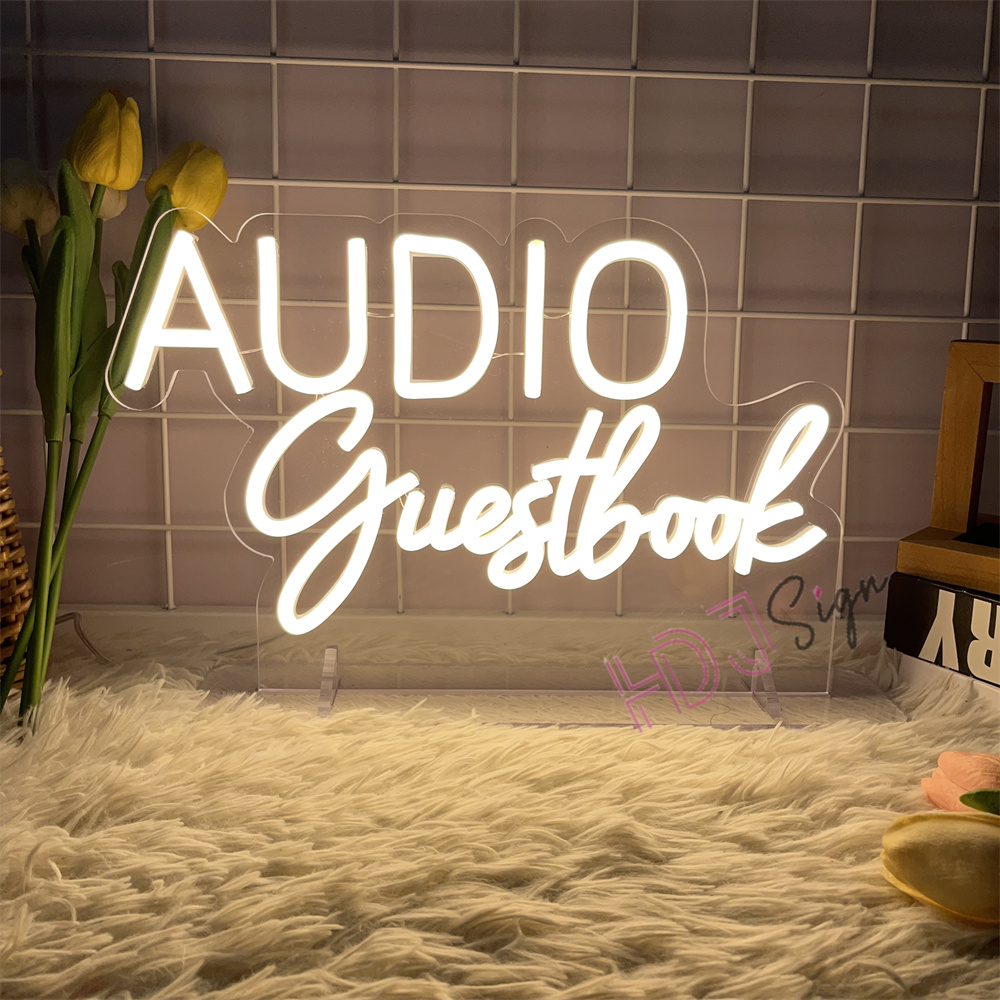 VIDEO Gästebuch Audio Neon Sch – Home Decor Nearby Bewertung und Preis