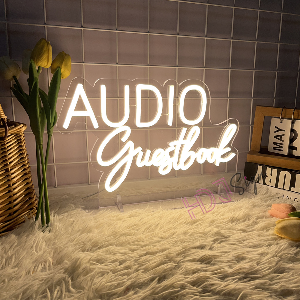 VIDEO Gästebuch Audio Neon Sch – Home Decor Nearby Bewertung und Preis